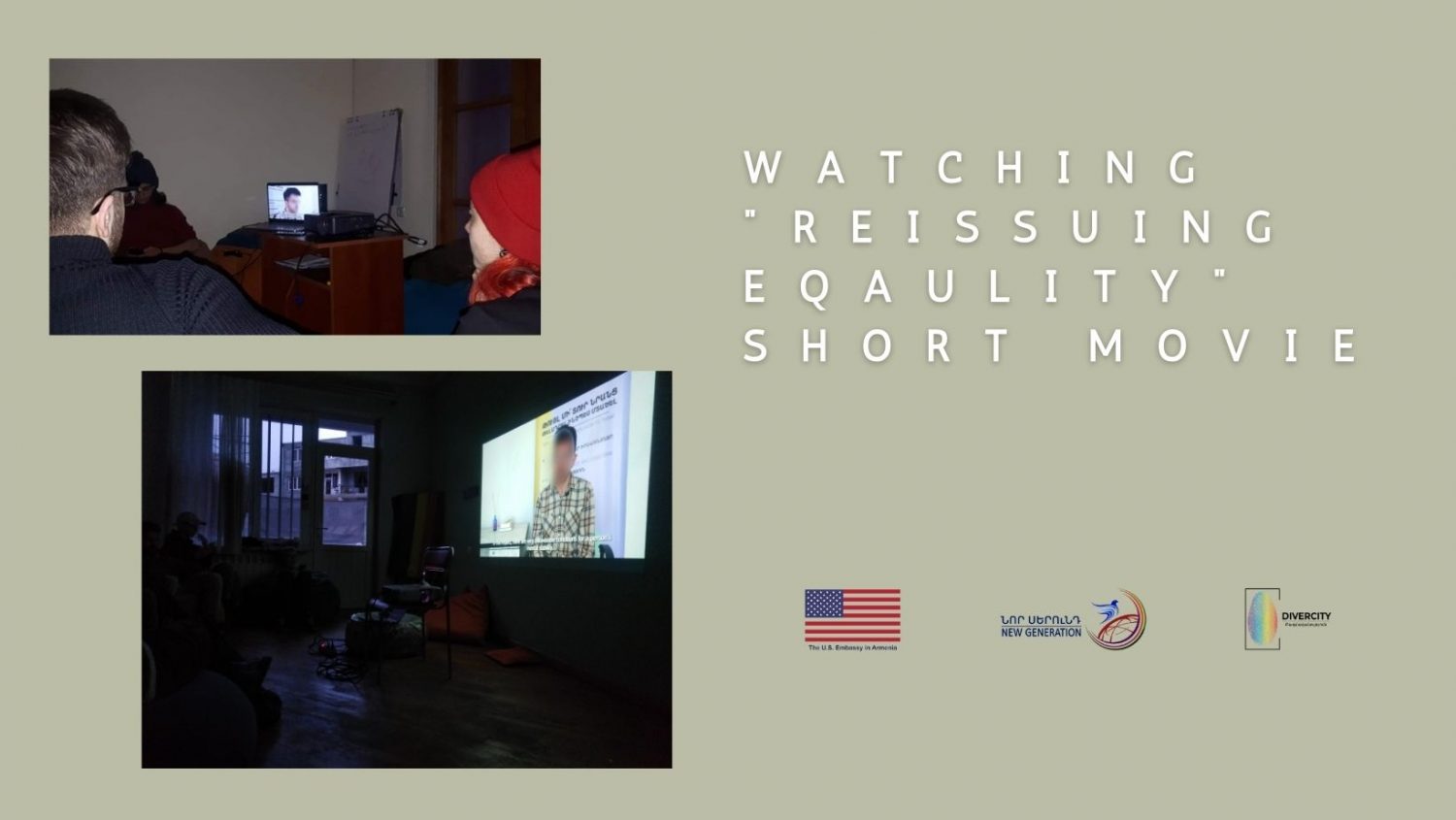 Screening of the short movie “Reissuing Equality”